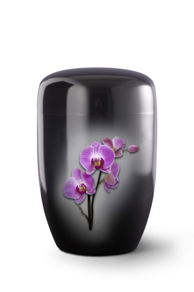 Edition Fleur Noire, Klavierlack schwarz, Orchidee, Cestal