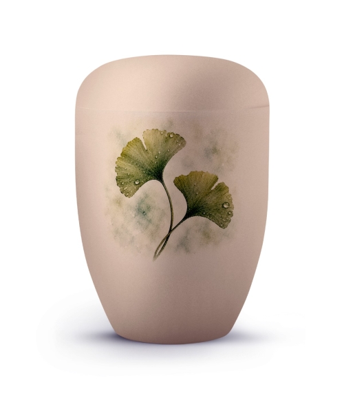 Samton creme, mit Aufdruck Ginkgo, biol. Abbaub.