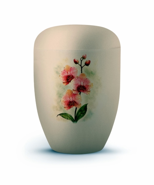 Samton creme, mit Aufdruck Orchidee, biol. Abbaub.