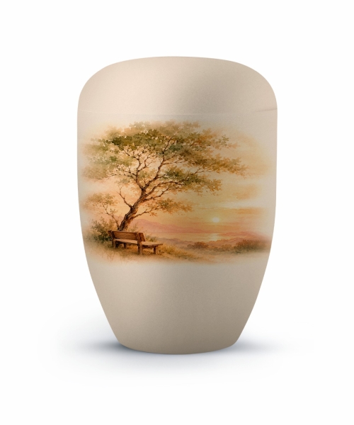 Samton creme, mit Aufdruck Bank Baum, biol. Abbaub.