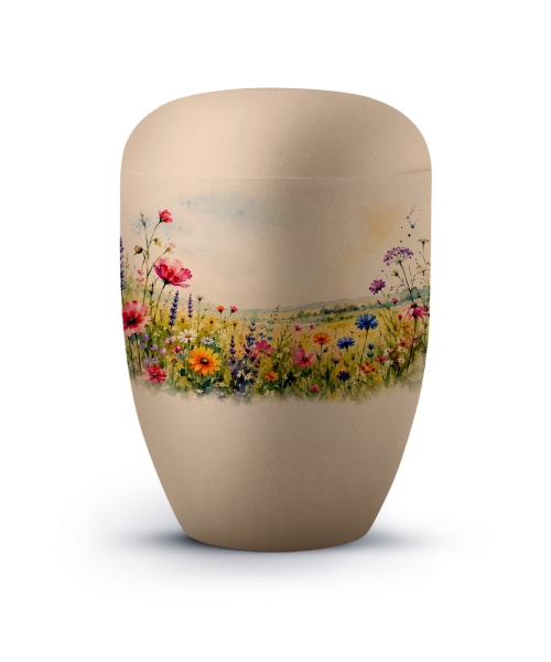 Samton creme, mit Aufdruck Blumenwiese, biol. Abbaub.