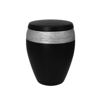 LUXOR SEMI OMEGA BIO-LEHM Urne basalt silber