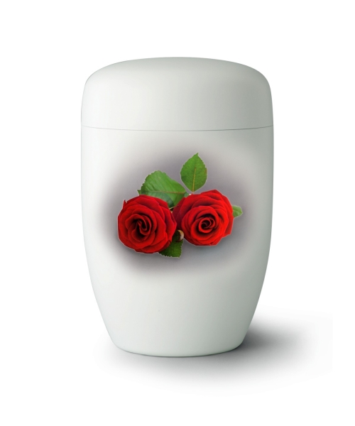 Edition Red Rose, weiß satiniert, Rosen, Cestal