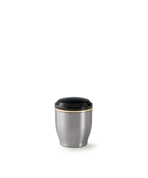 Cestal satiniert, Deckel schwarz, Goldstr. 0,3 ltr.