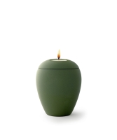 Keramik, Samton oliv, 0,5 ltr. Gedenklicht