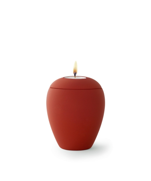Keramik, Samton rubin, 0,5 ltr. Gedenklicht