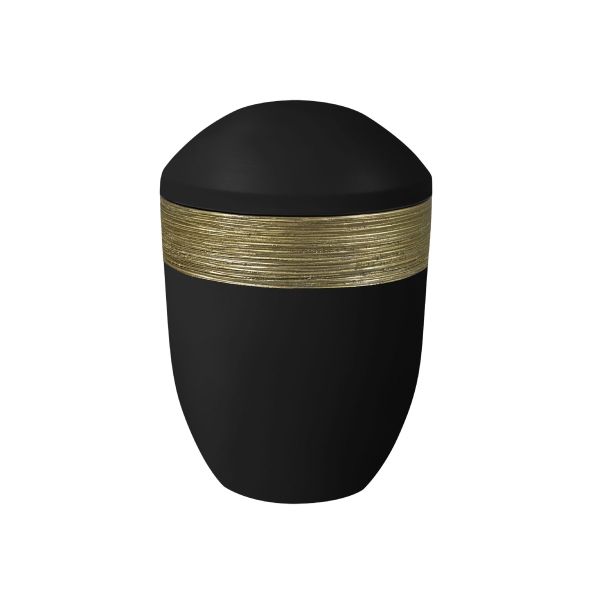 LUXOR SEMI PURE BIO-LEHM Urne basalt gold