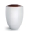 Edition Florentina Ceramica, Samton weiß, Deckel handbemalt kastanienbraun, Keramik