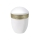 LUXOR SEMI PURE BIO-LEHM Urne wei&szlig; gold
