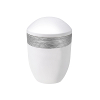 LUXOR SEMI PURE BIO-LEHM Urne wei&szlig; silber