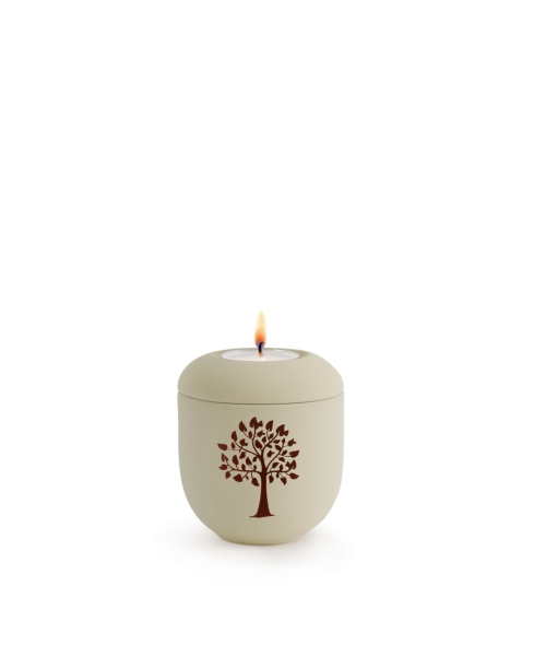 Edition Classic, Creme, Lebensbaum, Gedenklicht