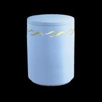 AQUA BRISE BIO-LEHM Urne atlantikblau gold
