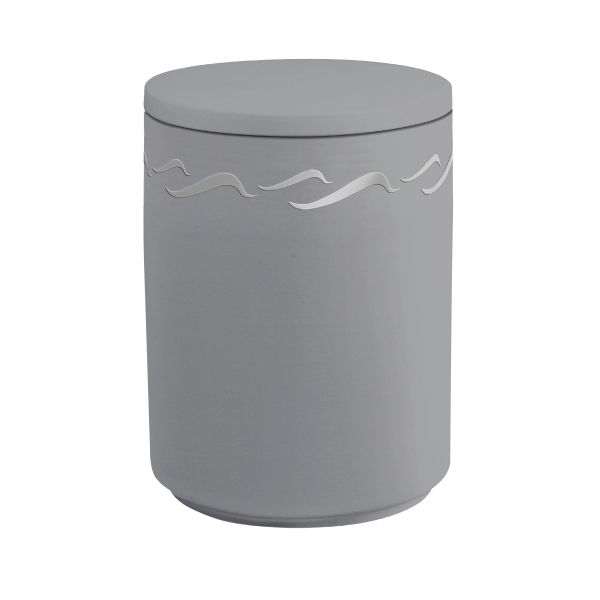 AQUA BRISE BIO-LEHM Urne flanell silber