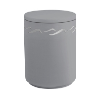 AQUA BRISE BIO-LEHM Urne flanell silber
