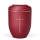 Naturstoffurne, Weinrot Velours, Goldband, Stripdome Kreuz Gold, Scalerna