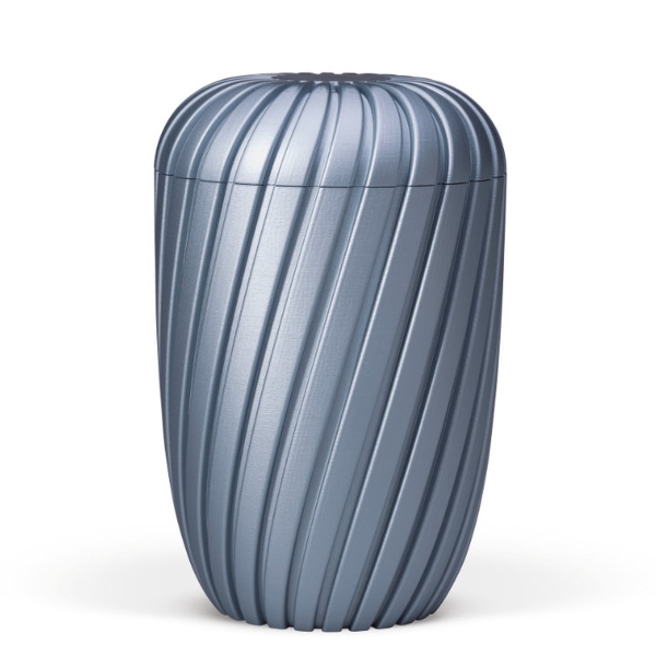 Naturstoffurne, Gletscherblau, Curwave