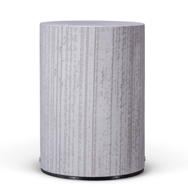 Dujura-Urne aus Kalzium, Zylindrische Form, Holzoptik
