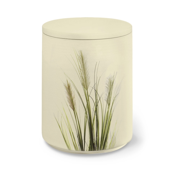 AQUA FLORA BIO-LEHM Urne Binsen sandbeige