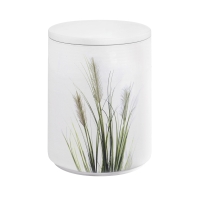 AQUA FLORA BIO-LEHM Urne Binsen wei&szlig;