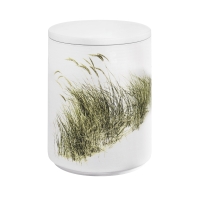 AQUA FLORA BIO-LEHM Urne Strandhafer wei&szlig;