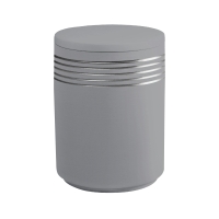 AQUA NOVA BIO-LEHM Urne flanell silber