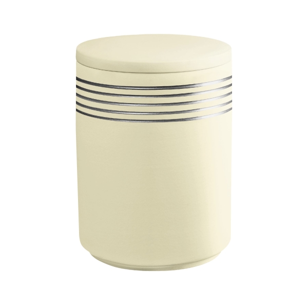 AQUA NOVA BIO-LEHM Urne sandbeige silber