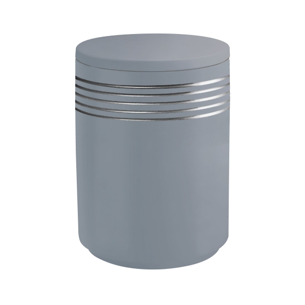 AQUA NOVA BIO-LEHM Urne taubenblau silber