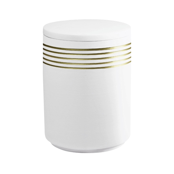 AQUA NOVA BIO-LEHM Urne wei&szlig; gold