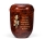 Naturstoffurne, Wurzelholzdesign Messing Rosenzweig, Text 2
