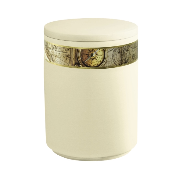 AQUA OZEAN BIO-LEHM Urne sandbeige gold