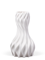 Vase 3D-Druck, Icarus, Weiß, L (32 cm) - 1500g