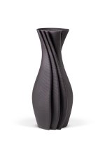 Vase 3D-Druck, Ventura, Anthrazitt, L (32 cm) - 1500g