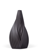 Vase 3D-Druck, Eclipse, Anthrazitt, L (32 cm) - 1500g