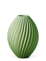 Vase 3D-Druck, Nova, Pastellgrün, M (23 cm) - 480g