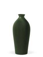 Vase 3D-Druck, Serenity, Laubgrün, M (23 cm) - 480g