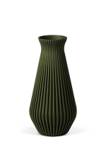 Vase 3D-Druck, Cascadia, Laubgrün, M (23 cm) - 480g