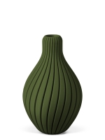 Vase 3D-Druck, Aurora, Laubgrün, M (23 cm) - 480g