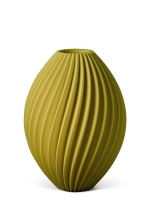 Vase 3D-Druck, Nova, Senfgelb, M (23 cm) - 480g