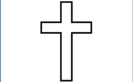 GR-M102-Motiv: breites Kreuz