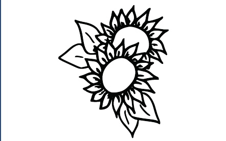 GR-M163-Motiv: Sonnenblumenbl&uuml;ten