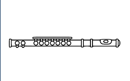 GR-M215-Motiv: Querfl&ouml;te
