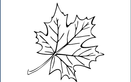 GR-M152-Motiv: Ahornblatt
