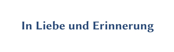 GR-S314-Spruch: In Liebe und Erinnerung