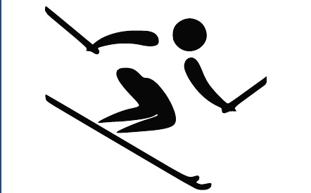 GR-M173-Motiv: Skifahrer
