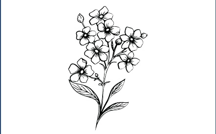 GR-M264-Motiv: Blumen