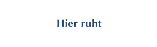 GR-S301-Spruch: Hier ruht